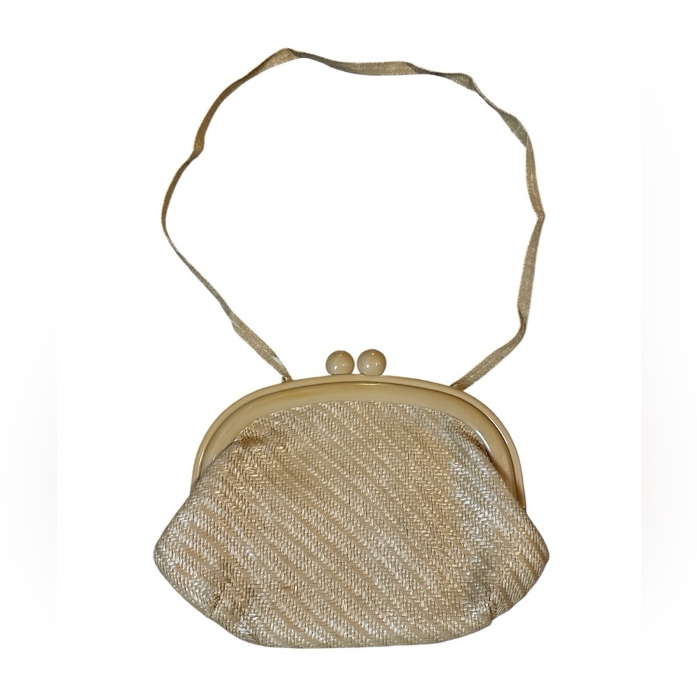 Vintage woven handbag, o/s